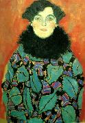Gustav Klimt portratt av johanna staude oil painting artist